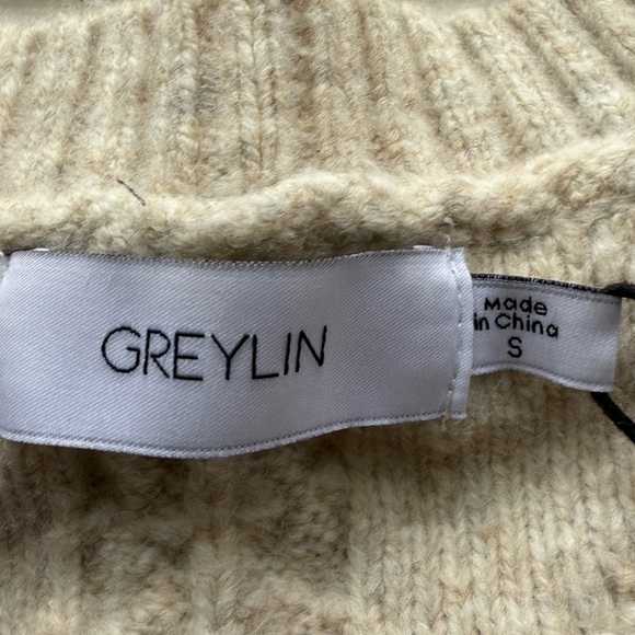 NWT Greylin Cable Knit Cardigan - Small - Picture 4 of 7